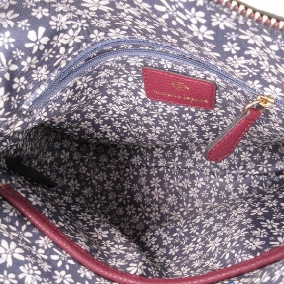 Nanette Lepore Lonnie Dome Crossbody NWT Cranberry - Picture 4 of 4